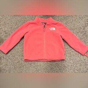 The north face infant zip up sweater